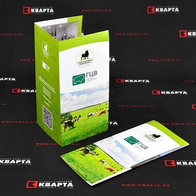 Евробуклеты с цифровой печатью для предприятие "ВОРОНЕЖСКОЕ"