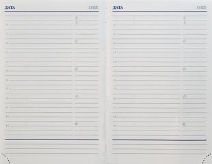 Ежедневник недатированный А6, Image, синий