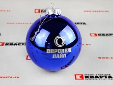 Стеклянные ёлочные шары для "ВОРОНЕЖ ПАЙП"