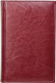 Ежедневник недатированный А6, Rich, бордовый