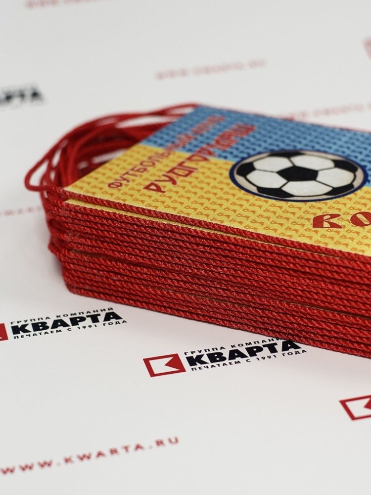 Вымпелы тканевые из креп-сатина на жестком картоне