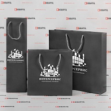 Ламинированные бумажные пакеты с логотипом