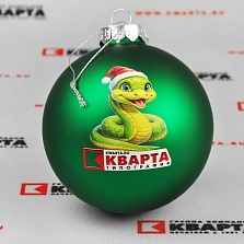 Ёлочные шары с логотипом