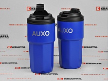 Термостаканы с лазерной гравировкой логотипа для "AUXO"
