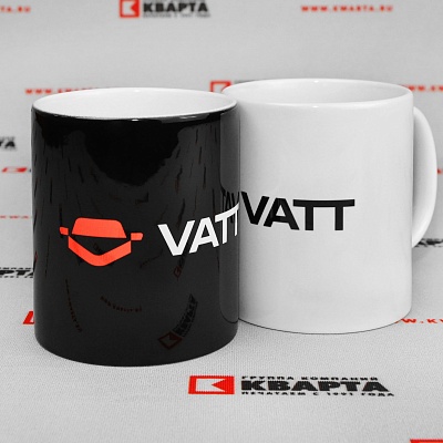 Керамические кружки с ярким и долговечным изображением для "VATT"