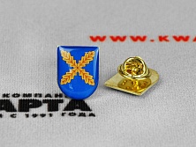 Металлические значки с заливкой полимерной смолой для МБУК "ХОХОЛЬСКИЙ ЦРКТ"