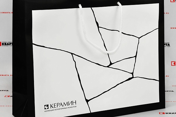 Ламинированные бумажные пакеты с логотипом