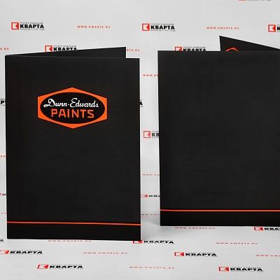 Папка для документов с логотипом "Dunn-Edwards Paints"