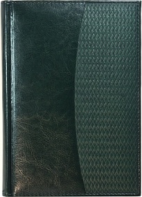 Ежедневник недатированный А5, Rich, зеленый, комбинированный