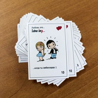 Самоклеящиеся полноцветные стикеры
