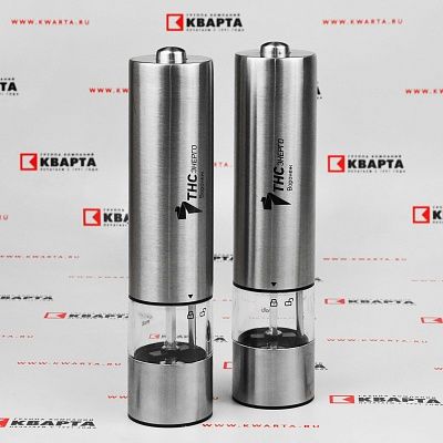 Электрическая мельница для специй с лазерной гравировкой логотипа для "ТНС"