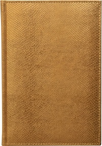Ежедневник недатированный А5, Pitone Metal, бронзовый