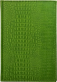 Ежедневник недатированный А5, Croco, оливково-зеленый