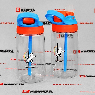 Детские бутылки для воды Frisk с УФ-DTF печатью логотипа.