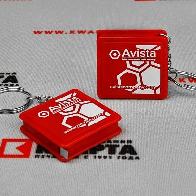 Брелок-рулетка с УФ-печатью для "AVISTA"