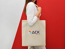 Сумки-шопперы с логотипом для "ДСК"