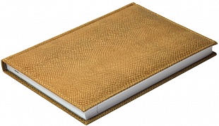 Ежедневник недатированный А5, Pitone Metal, бронзовый